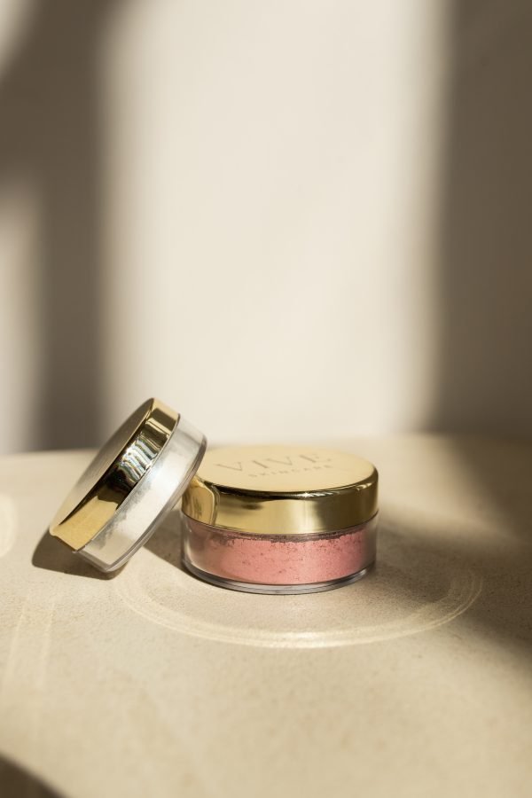 VIVE Skincare minerale blush Rose Quartz + VIVE Skincare minerale Highlighter Glow